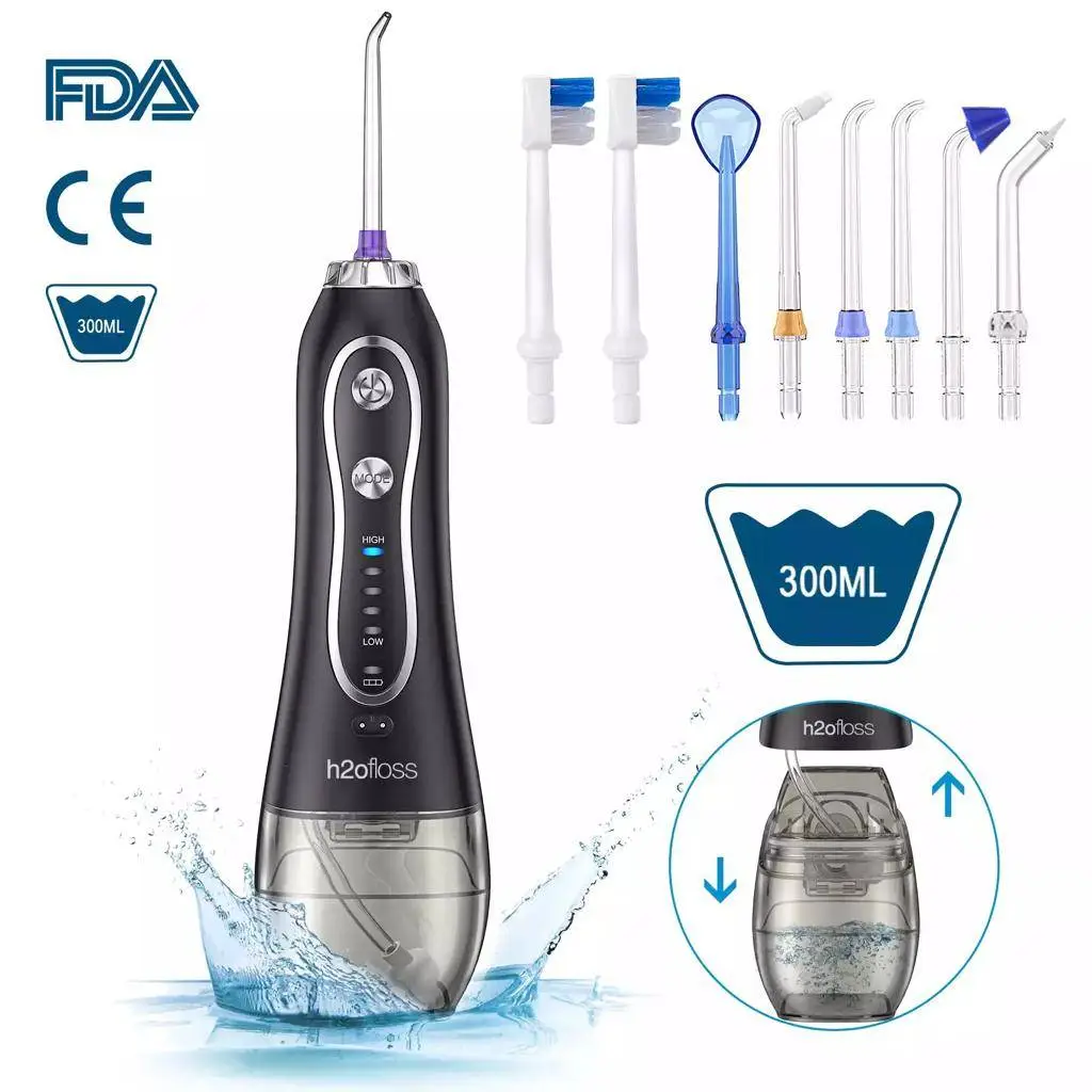 H2O Water Flosser Black online in Dubai