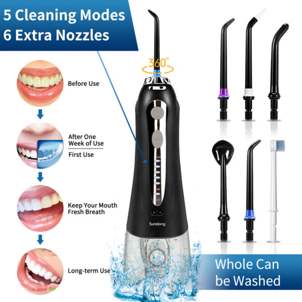 H2O Water Flosser Black online in Dubai