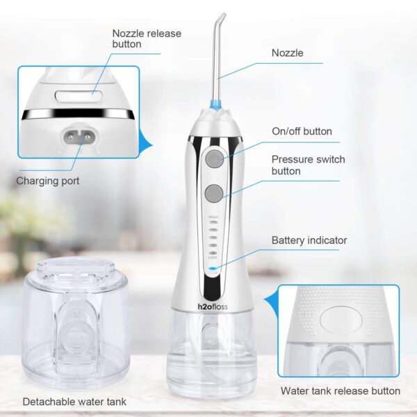 H2O Water Flosser white online in UAE